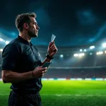 Arbitre sifflant lors d'un match Coupe du Monde avec les nouvelles règles IFAB 2026