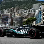 Kimi Antonelli au volant de sa Mercedes lors du Grand Prix de Monaco 2026