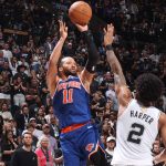 Les Knicks champions NBA 2026 célèbrent leur titre face aux Spurs