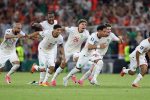 Les joueurs du Maroc célèbrent leur qualification aux tirs au but face aux Pays-Bas à la Coupe du Monde 2026