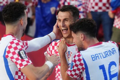 Ante Budimir célèbre le but de la Croatie face au Panama au Mondial 2026