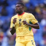 Thomas Partey sous le maillot du Ghana lors d'un match international avant la Coupe du Monde 2026
