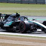 Kimi Antonelli sur la Mercedes lors des qualifications du GP de Grande-Bretagne 2026 à Silverstone