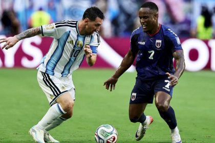 Lionel Messi face au Cap-Vert lors des 16es de finale de la Coupe du monde 2026