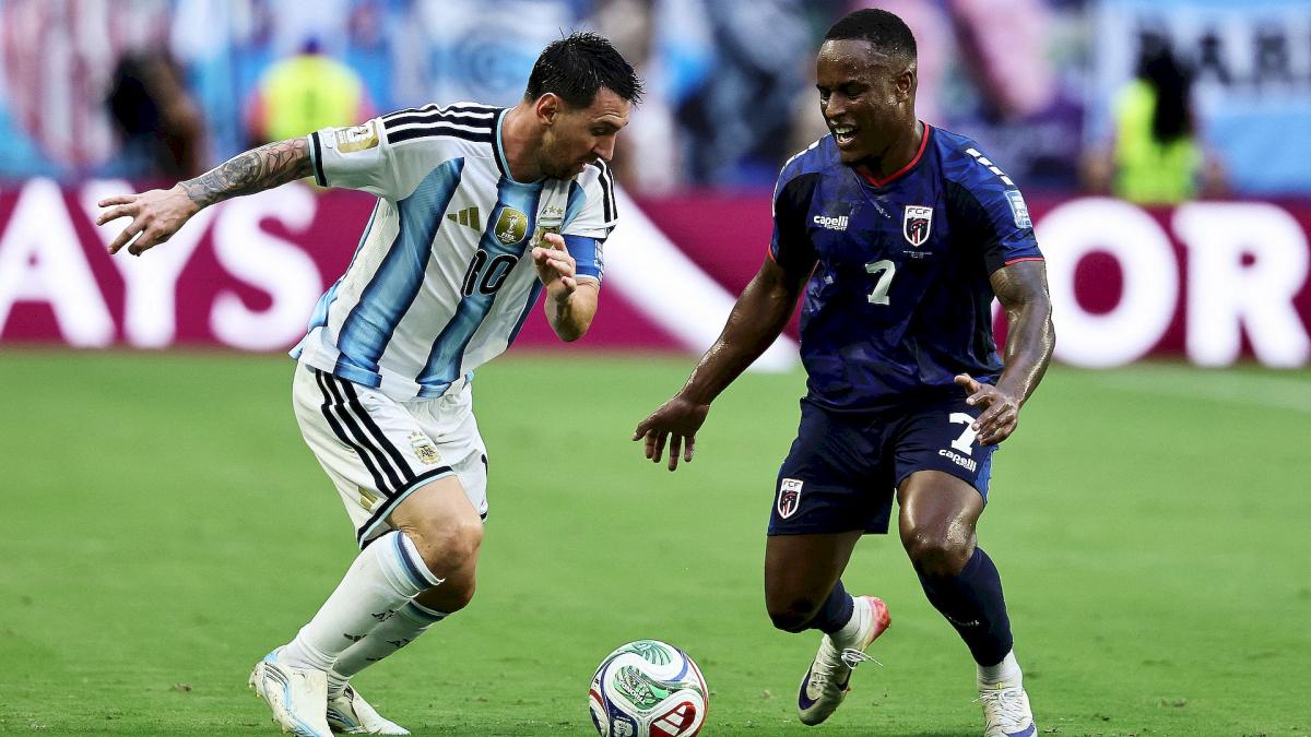 Lionel Messi face au Cap-Vert lors des 16es de finale de la Coupe du monde 2026