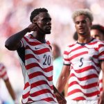 Folarin Balogun célèbre avec les Etats-Unis lors de la Coupe du Monde 2026