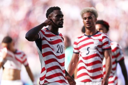 Folarin Balogun célèbre avec les Etats-Unis lors de la Coupe du Monde 2026