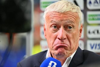 Didier Deschamps en conférence de presse après l'élimination des Bleus en demi-finale du Mondial 2026