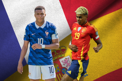 Mbappé et un joueur espagnol avant la demi-finale France-Espagne de la Coupe du monde 2026