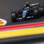 Monoplace Mercedes de Kimi Antonelli en piste à Spa-Francorchamps lors des EL3 du GP de Belgique 2026