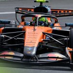 Lando Norris au volant de la McLaren MCL40 lors du GP de Belgique 2026, avant les essais de l'aileron macarena en Hongrie