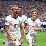Harry Kane célèbre un but avec l'Angleterre face à la RD Congo au Mondial 2026