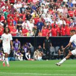 Azzedine Ounahi tire lors du match Canada-Maroc, 8e de finale de la Coupe du Monde 2026