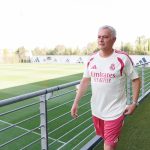 José Mourinho lors de son retour à l’entraînement du Real Madrid à Valdebebas en juillet 2026