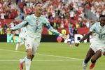 Cristiano Ronaldo célèbre son penalty face à la Croatie en 16es de finale de la Coupe du Monde 2026
