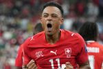 Dan Ndoye célèbre son but avec la Suisse contre l'Algérie, Coupe du monde 2026