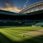 Court central de Wimbledon vide avant les quarts de finale 2026