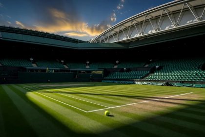 Court central de Wimbledon vide avant les quarts de finale 2026
