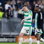 Joueurs du Celtic dépités après l'élimination face au LASK en barrages de Ligue des Champions