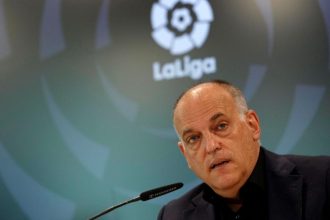 Javier Tebas, président de la Liga, annonce le changement de diffuseur en France