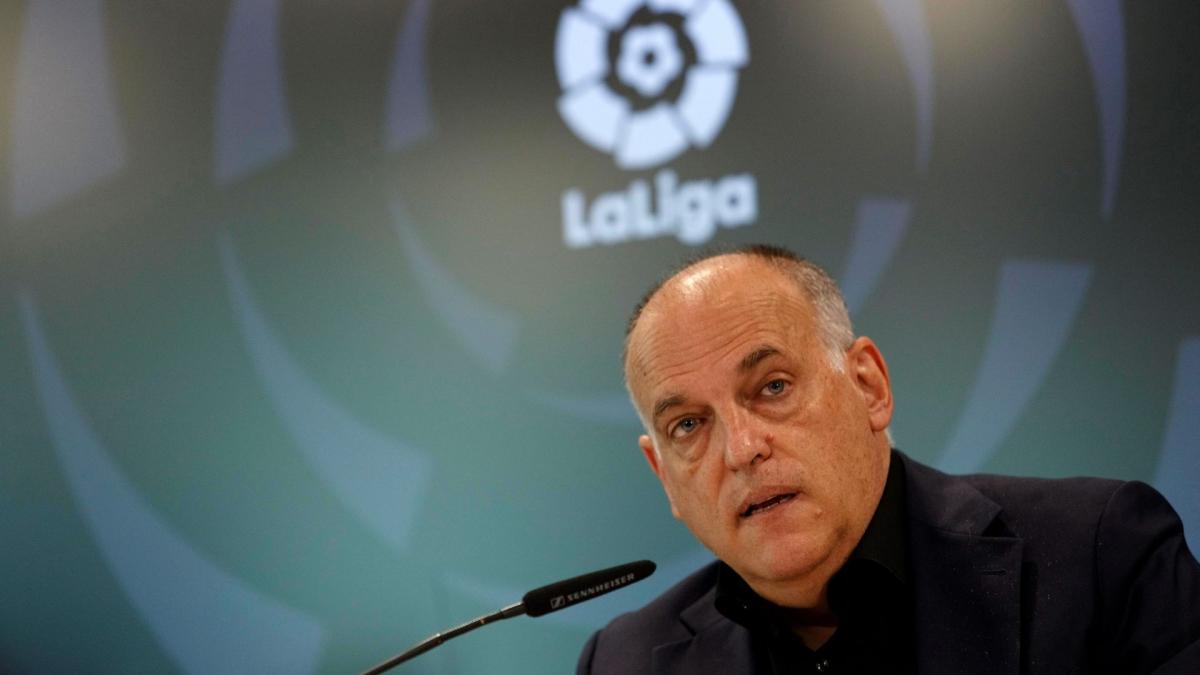 Javier Tebas, président de la Liga, annonce le changement de diffuseur en France