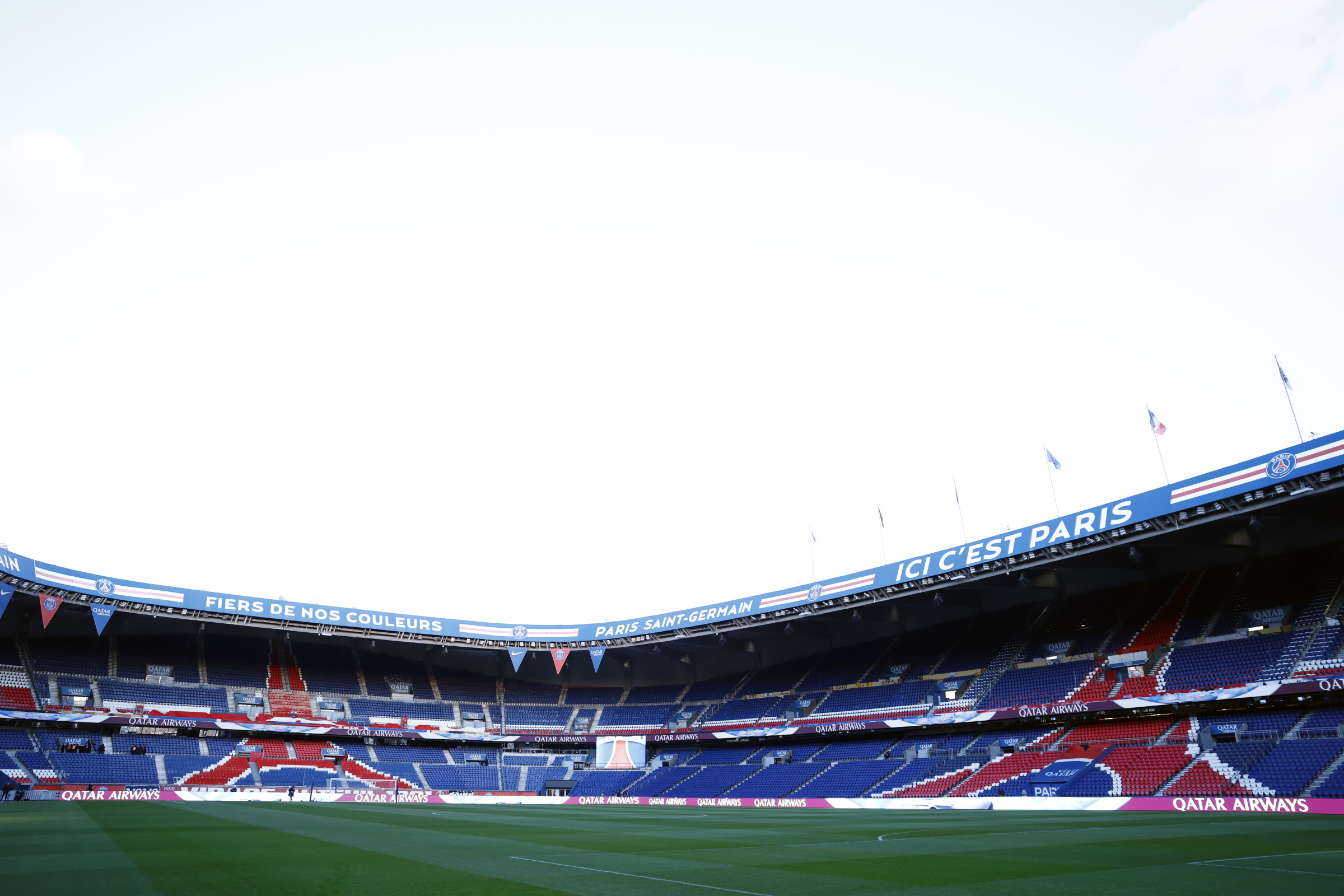 Parc des Princes, stade du PSG, avant un match de Ligue 1 2026-2027