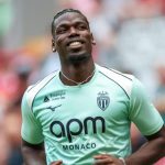 Paul Pogba à l'entraînement avec l'AS Monaco en préparation estivale