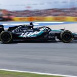 Monoplace Mercedes de George Russell en piste à Zandvoort avant la Sprint 2026