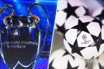 Trophée de la Ligue des champions et ballon officiel avant le tirage de la phase de ligue 2026-2027