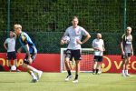 Dino Toppmöller lors d’un entraînement du RC Lens avant le Trophée des Champions 2026 face au PSG