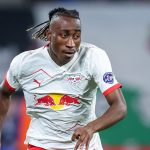 Yan Diomandé sous le maillot du RB Leipzig avant son transfert au Real Madrid