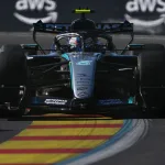 Kimi Antonelli (Mercedes) lors des Essais Libres 2 du GP d'Espagne 2026 sur le nouveau circuit du Madring à Madrid