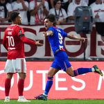 Ferran Torres celebre son but decisif lors de Brest-PSG, 4e journee de Ligue 1 2026-2027
