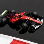Charles Leclerc au volant de sa Ferrari lors des essais libres 1 du GP d'Italie 2026 à Monza
