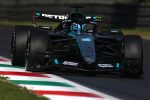 Monoplace Mercedes de Formule 1 en piste lors des essais libres du Grand Prix d'Italie 2026 à Monza