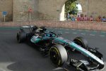 George Russell (Mercedes W17) à Bakou lors des essais libres du GP d'Azerbaïdjan 2026