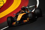 Lando Norris au volant de sa McLaren lors des qualifications du GP d'Espagne 2026 au Madring