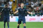 Un joueur de la Lazio celebre un but face a l'Udinese, Serie A journee 3