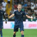 Un joueur de la Lazio celebre un but face a l'Udinese, Serie A journee 3