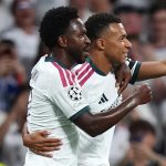 Kylian Mbappé célèbre son but lors de Real Madrid - Inter en Ligue des champions