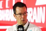 Mike Elliott, nouveau Chief Technical Officer d'Alpine F1, lors d'une conférence de presse Mercedes