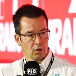 Mike Elliott, nouveau Chief Technical Officer d'Alpine F1, lors d'une conférence de presse Mercedes