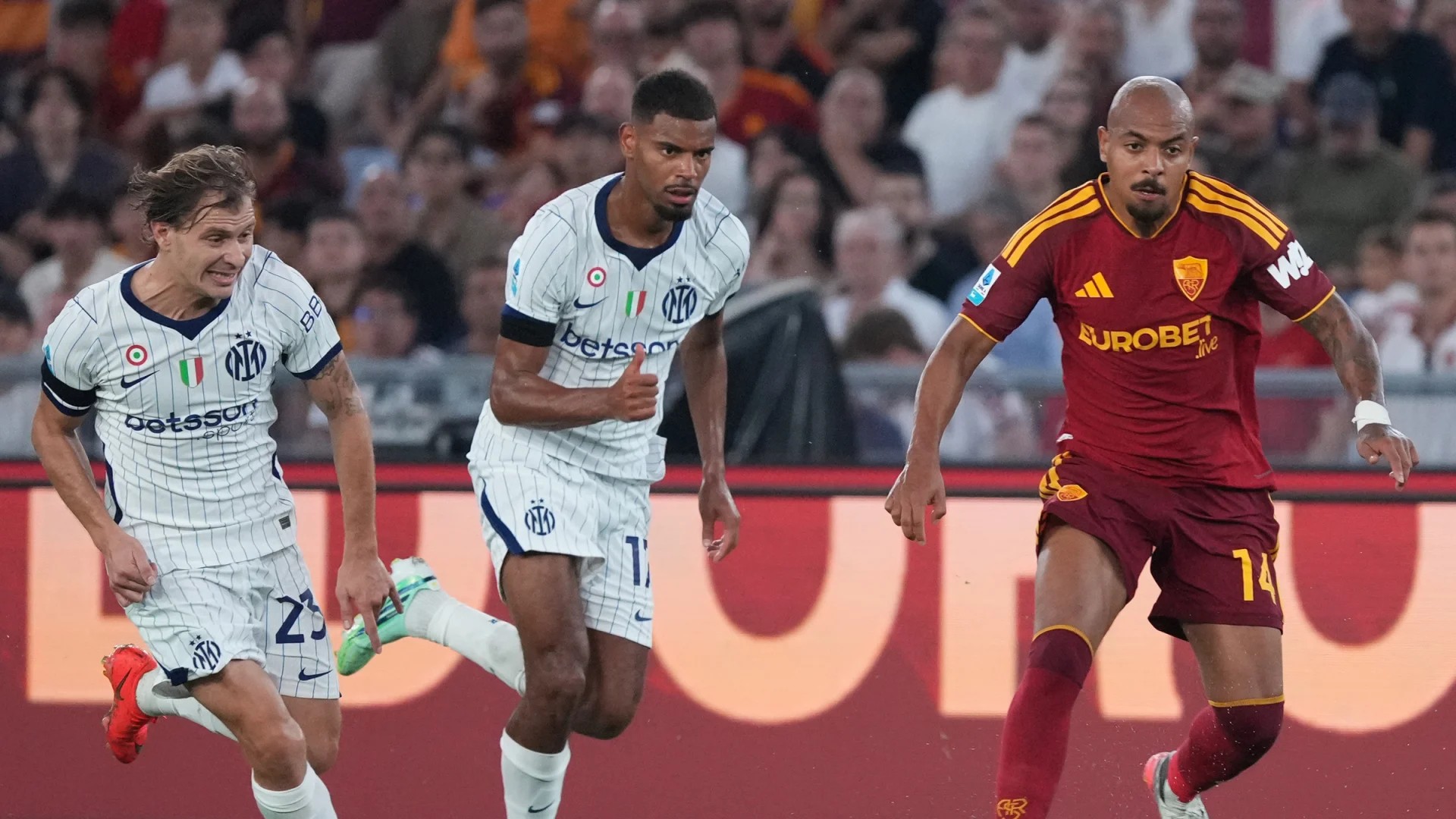 Duel entre l'Inter et la Roma à l'Olimpico, 5e journée de Serie A