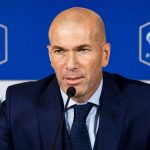 Zinédine Zidane en conférence de presse pour sa première liste des Bleus