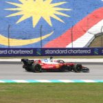 Charles Leclerc au volant de sa Ferrari à Sepang, essais libres du GP de Bahreïn 2026