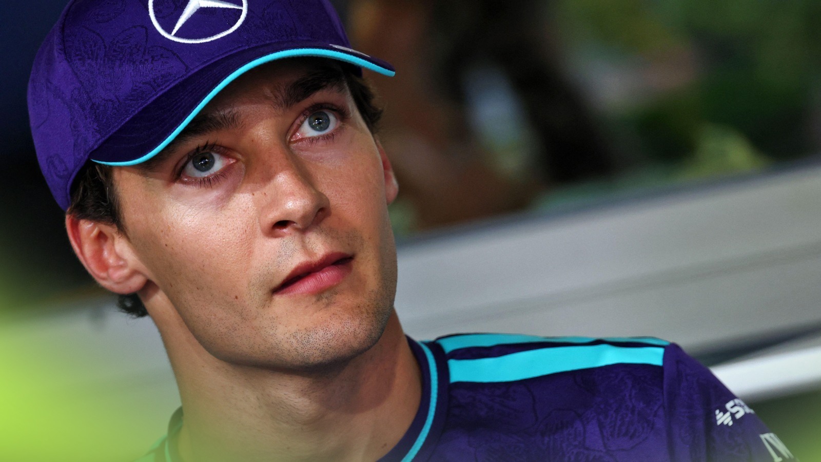 George Russell, pilote Mercedes, avant le GP de Singapour 2026