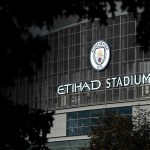 Façade de l'Etihad Stadium de Manchester City, visé par des sanctions de la Premier League