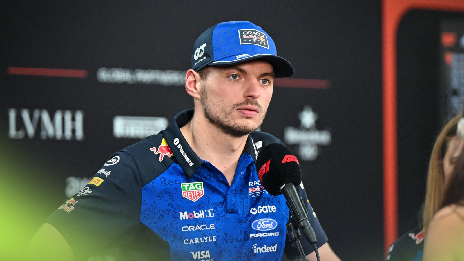 Max Verstappen, pilote Red Bull, avant les qualifications sprint du GP de Singapour 2026